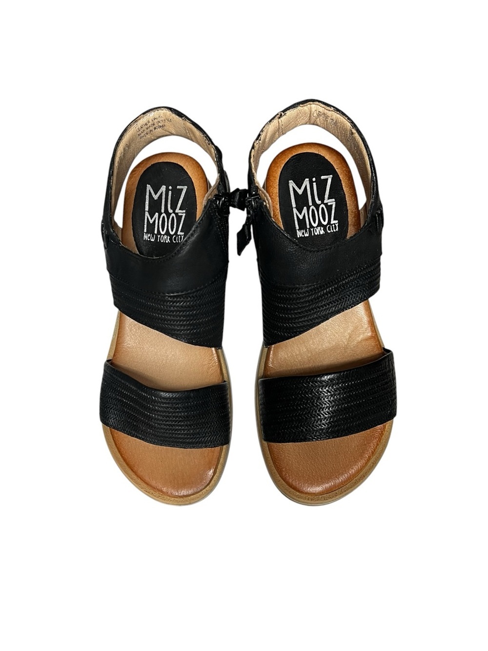 🌻NEW w/box Miz Mooz Cece Leather Sandal Strappy Comfort Sandals Size 38 / 7.5–8